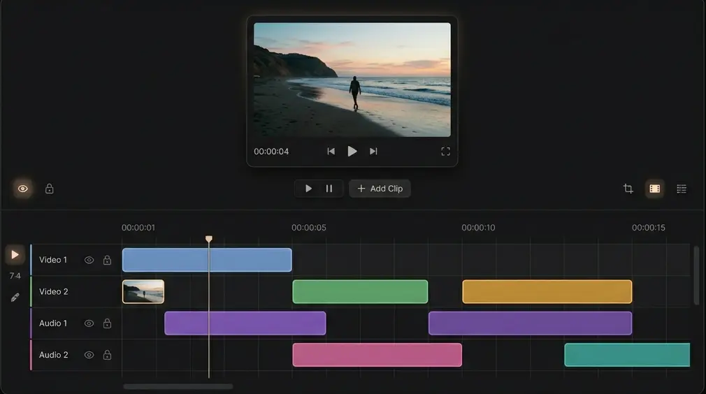 GPU uses in multimedia showing video editing